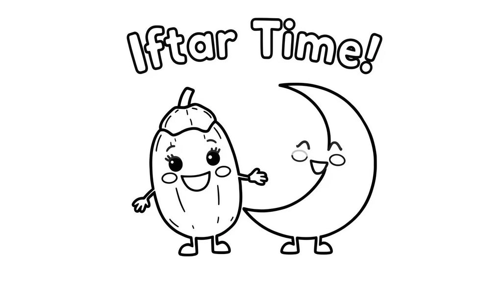 FREE: Iftar Coloring Sheets (3 Pages)