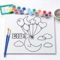 Eid Kids Paint Canvas (8x8)