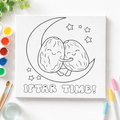 Iftar Time! Kids Ramadan Paint Canvas (8x8)